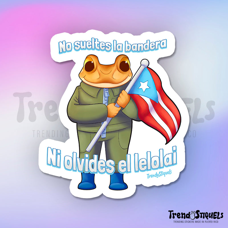 Concho - No Sueltes la Bandera (Premium Sticker)