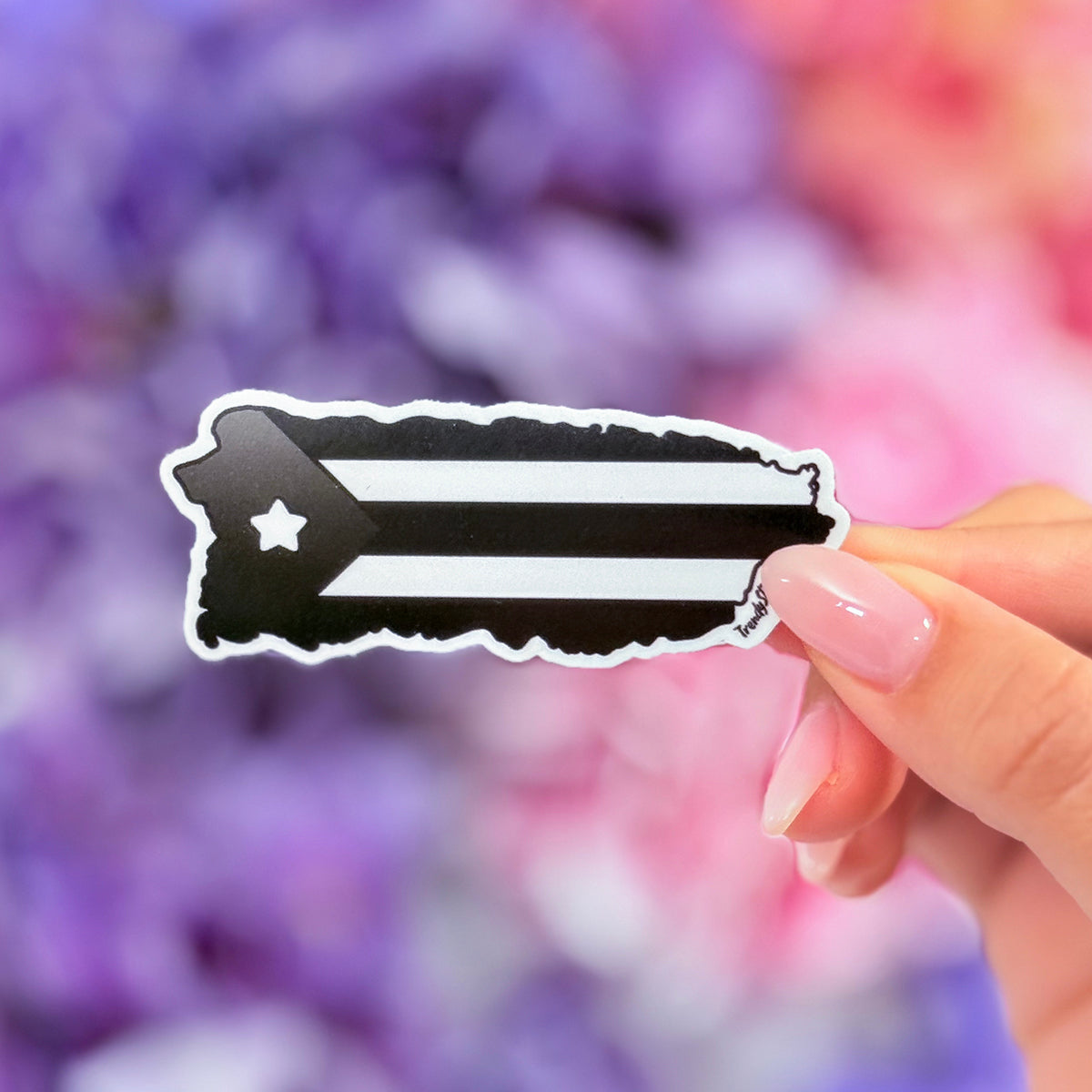 Isla Puerto Rico Bandera Resistencia (Premium Sticker)